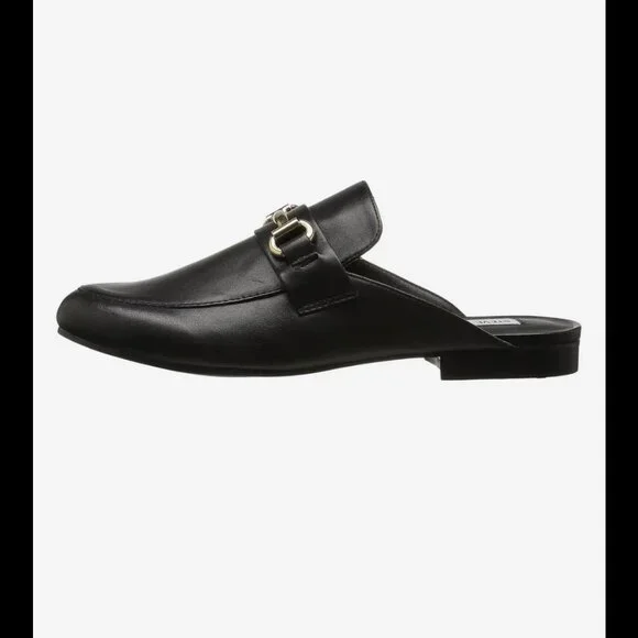 Steve Madden Kandi Black Leather Slip-On Mule - Size 8.5 - Picture 5 of 10